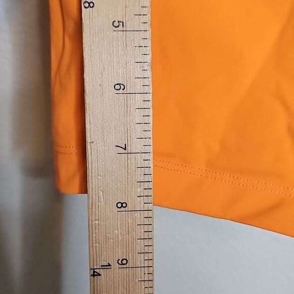 Outdoor Voices Clementine Orange 8" Zoom Shorts W Pockets Biker Medium - Picture 7 of 8